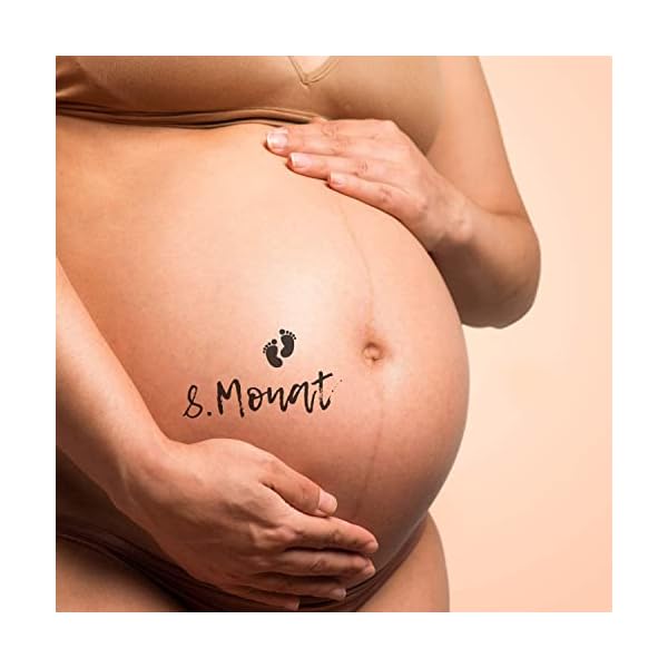 50 Tattoo Motive zum Aufkleben für den Babybauch in der Schwangerschaft, Wunderschöne Klebetattoos für dein… – Bild 8