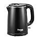 Produktbild JF Wasserkocher 1L Edelstahl Kaffeekanne 1000W Schnelle Heizung/Automatische Shutdown Boil Dry Schutz Ohne BPA Cordless LED-Anzeige