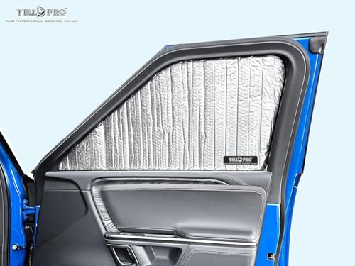 YelloPro Side Window Front Seat Sunshade (2PCS) Custom Fit for 2026 Subaru Outback SUV, Premium, Limited, Wilderness, Touring, UV Reflector Sun Protector Insulated Blockout Accessories [Made in USA] by YelloPro Auto - Used condition - Image 4