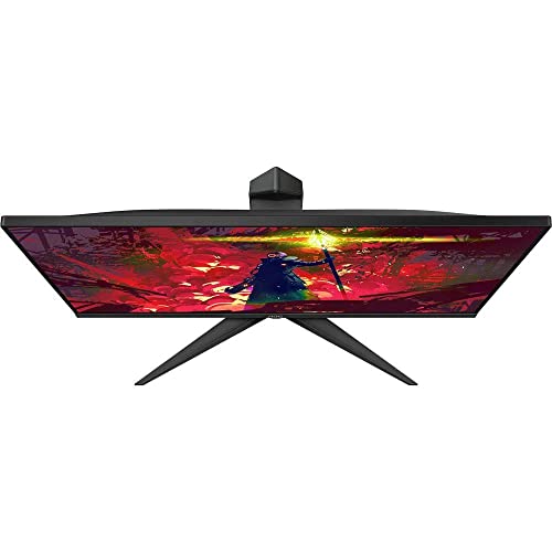 AOC, 24G2/BK, Monitor Gamer Hero 24' 144Hz IPS 1ms AMD FreeSync 24G2, COR PRETA/VERMELHA glide