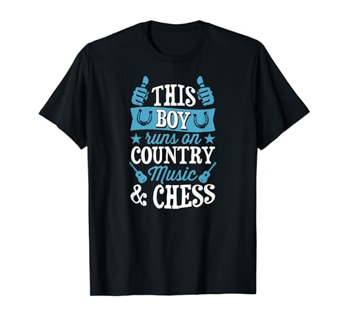 Este chico corre con música country y ajedrez Camiseta