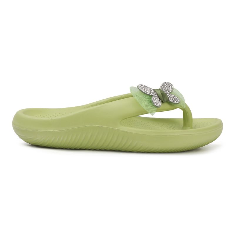 Image of Sukun womens Sukun Rib 05 Women's Soft Anti-skid Flip-flops Flip-Flop