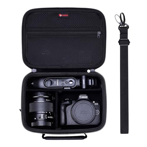 Canon EOS Rebel T7/R50/R6 II/R100 Camera Case with Dividers