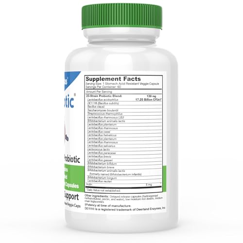Bio Prosper Labs Nexabiotic 21-Strain Multi-probiotic Supplement with Lactobacillus Acidophilus, Bifidobacterium Infantis, Saccharomyces Boulardii -60 Capsules