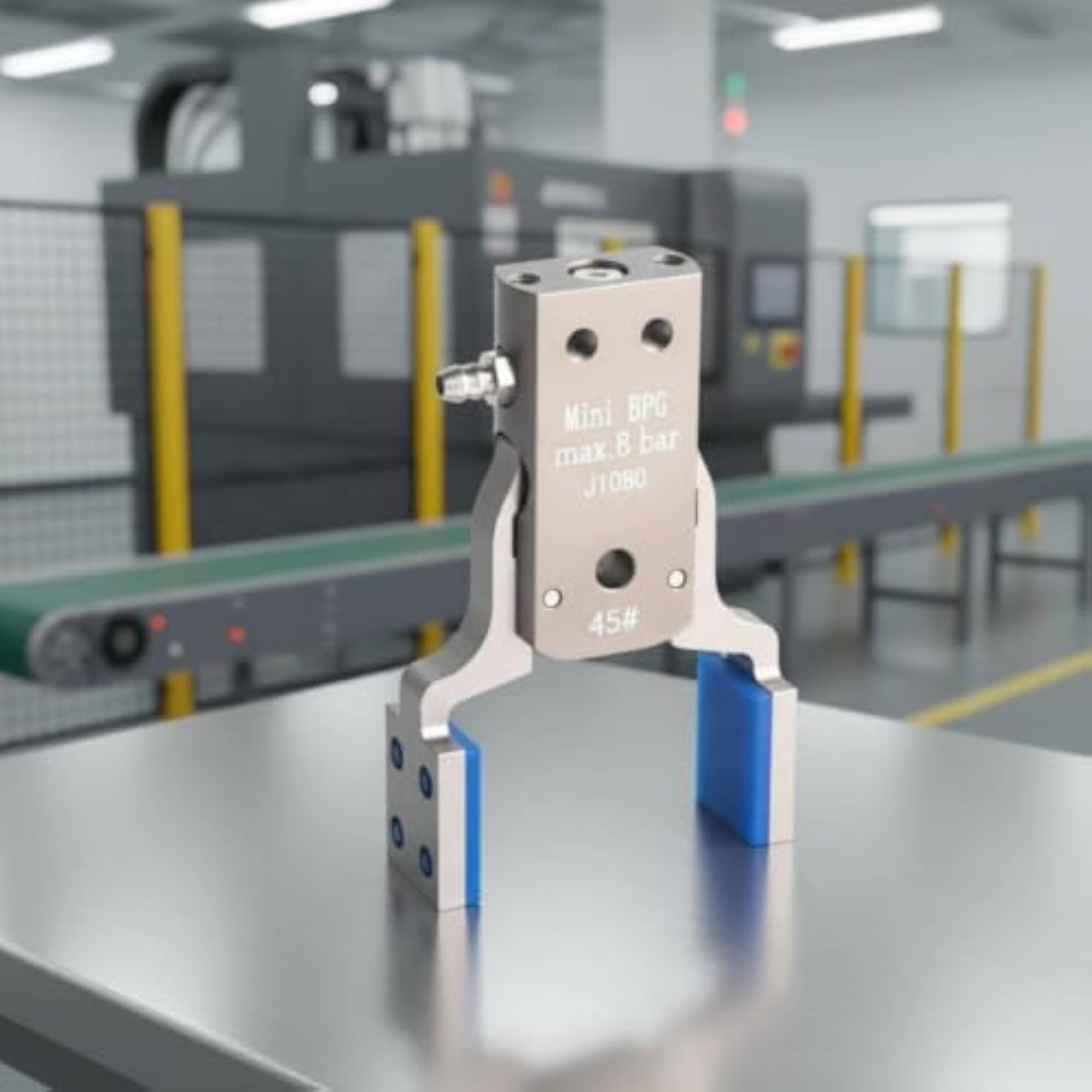 Mini Pneumatic Gripper for Robotic Arm, Compact Design
