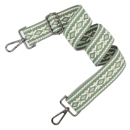Image of LEMEDE Purse Strap Adjustable Replacement Crossbody Bag Straps Retro Jacquard Embroidery Shoulder Straps for Shoulder Bag