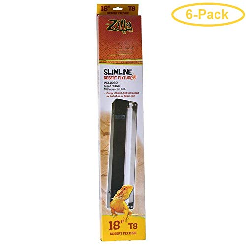 Amazon.com: Zilla Slimline Desert Reptile Fixture 18