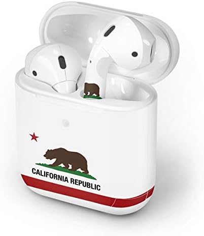 Skinit Decal Audio Skin Compatible with Apple AirPods with Wireless Charging Case - Officially Licensed Skinit Originally Designed California Republic Design
