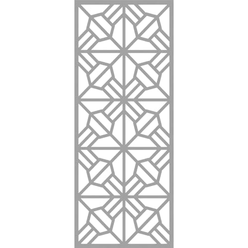 Image of 21 3 /8 inchW x 54 3 /8 inchH x 3 /8 inchT Auburn Decorative Fretwork Wall Panels in Architectural Grade PVC