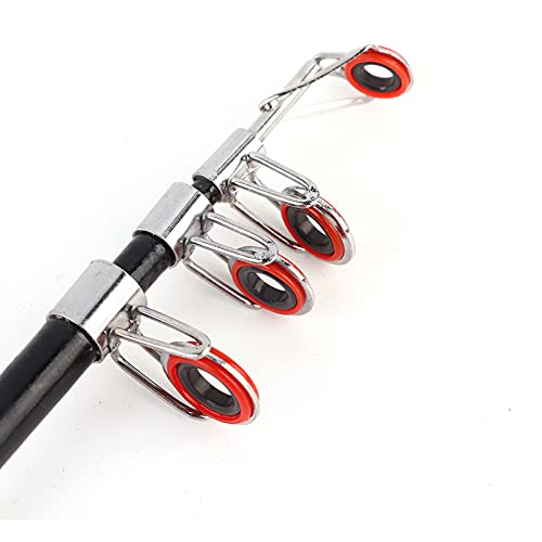 Short Four-Layer Fishing Rod - Protable Telescopic Long Throw River Fishing Pole - Outdoor 1m Includes Accessories - Image 3