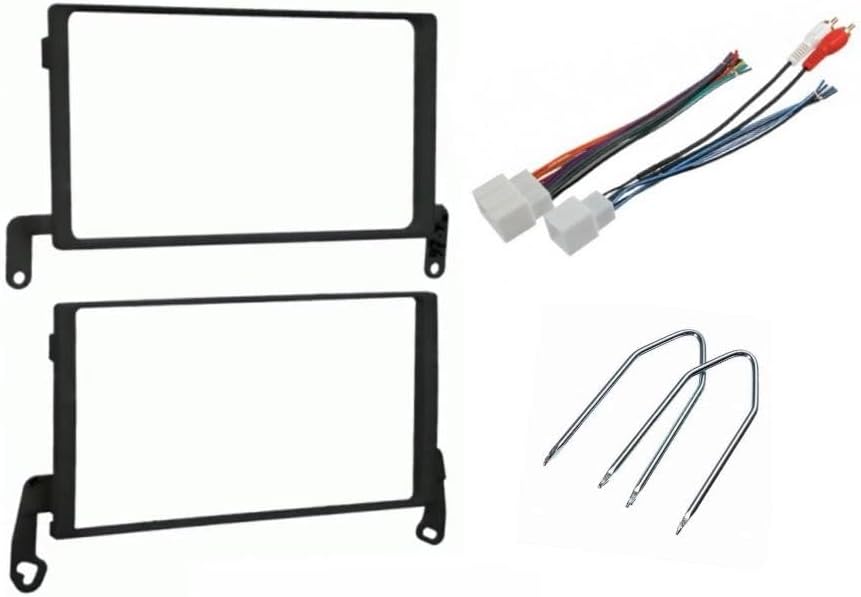 Double Din Car Stereo Install Dash Kit, Wire Harness, and Radio Removal Tool -Made for Ford: 1999-2004 F150/F-150 (2004 Heritage Edition only)