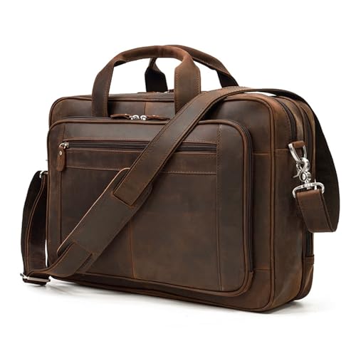 Sac d'ordinateur en cuir vintage pour le travail et vos porte-documents - 2
