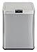 Produktbild Echtwerk Sensor-Abfalleimer, Mülleimer Sensor, Touchless Abfalleimer, elektrischer Müllbehälter, Infrarot Bewegungssensor, Soft Close Funktion, Korpus aus Edelstahl, Fassungsvermögen 48 Liter, Silber