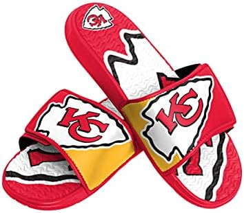 FOCO mens NFL Team Logo Athletic Sport Shower Flip…