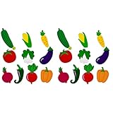 10 Stück DecoratioMessage Whiteboard Kreative Magnete Dekor Kühlschrank Obst Aufkleber Interessantes Spielzeug PatterKitcheMagnetischer Gemüsekühlschrank Zufällig Bunt Pädagogisch Küchengeräte