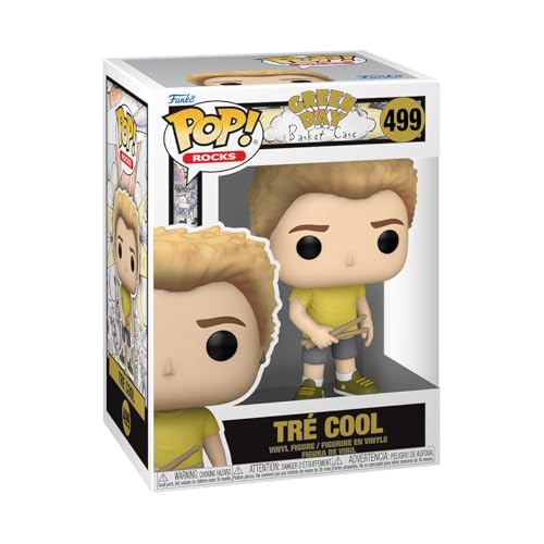 Funko Pop! Rocks: Green Day - Tre Cool - (Basket Case)- Figura in Vinile da Collezione - Idea Regalo - Merchandising Ufficiale - Giocattoli per Bambini e Adulti - Music Fans