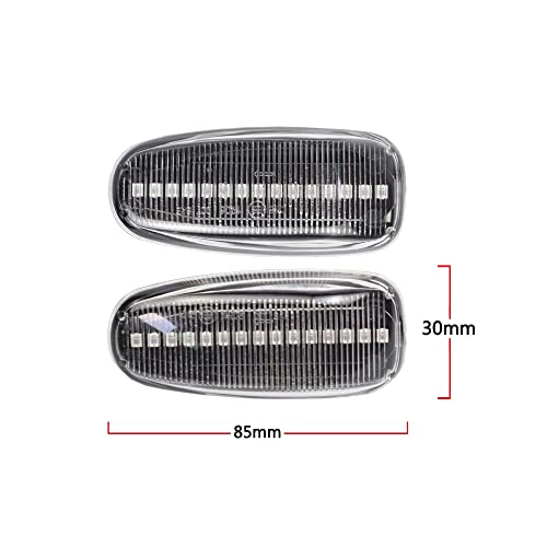 Espejo Secuencial Luz Indicador Lateral de Señal Giro Dinámico Mercedes W202 W210 W208 3
