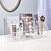 STORi Premium Quality Clear Plastic Makeup Palette and Brush Holder