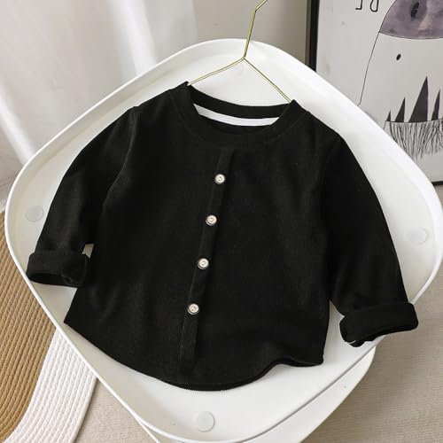 Crewneck Sweater for Toddler Girls Boys Casual Fall Winter Tops Kids Ribbed Pullover Sweatshirt Soft Shirt Tops Oversized2