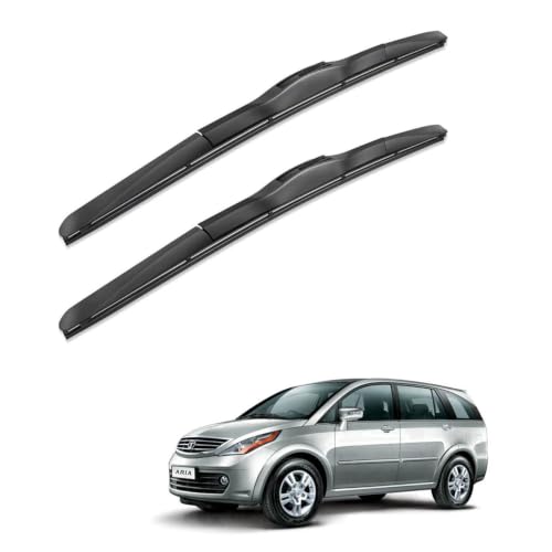 Image of Oshotto Frameless (O.E.M Type) Wiper Blades Compatible with Tata Aria (26 inch / 26 inch)