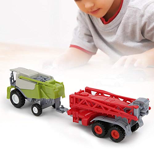 Zerodis Landwirtschaftliches Auto Modell Spielzeug Landwirtschaftlicher Traktor Modell Sammlung Legierung Auto Spielzeug… – Bild 7