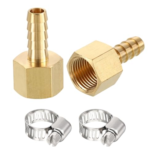Rebower 2 adaptateurs laiton 8mm x 10mm NPT