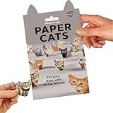 DIY Papier Katzen - 50 Blatt DIY Origami-Papier zum Falten Niedliche Katzenfiguren, lustige Bastelaktivität, kreatives Origami-Tier-Bastelset, Muster niedlicher Druck, Schreibtischdekoration