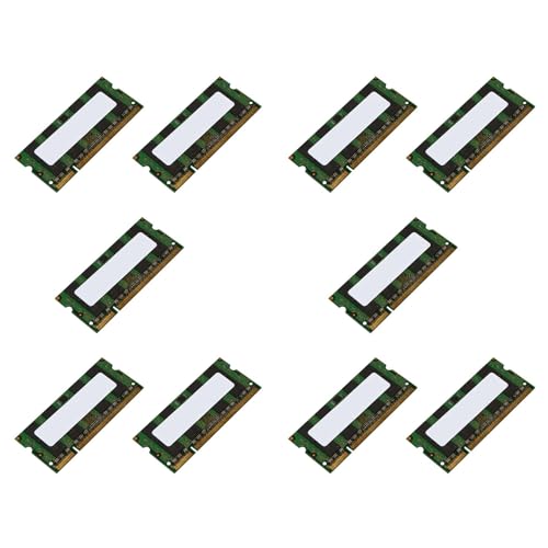 Bunggou 10X 2GB DDR2 RAMメモリ667Mhz PC2 5300ラップトップラムメモリ1.8V 200PIN SODIMM、 A用