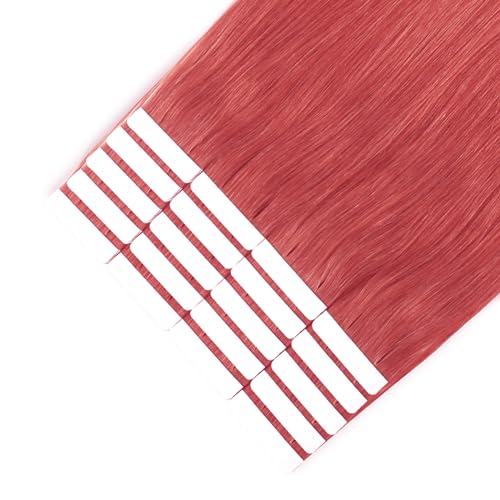 Image of SixStarHair Tape in Hair Extensions Silky Straight Remy Human Hair Rooted Metallic Bronde Tape in Hair Extensions Human Hair 18inch Soft Glue Tape Extensions Human Hair 50g 20 Pieces per Pack
