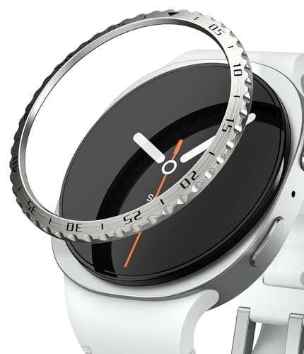 Bisel Ringke Samsung Watch 8 40mm de acero inoxidable ligero y antirrayaduras