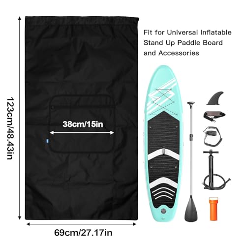 Housse de surf anti-rayures sac portable imperméable foncé - 2