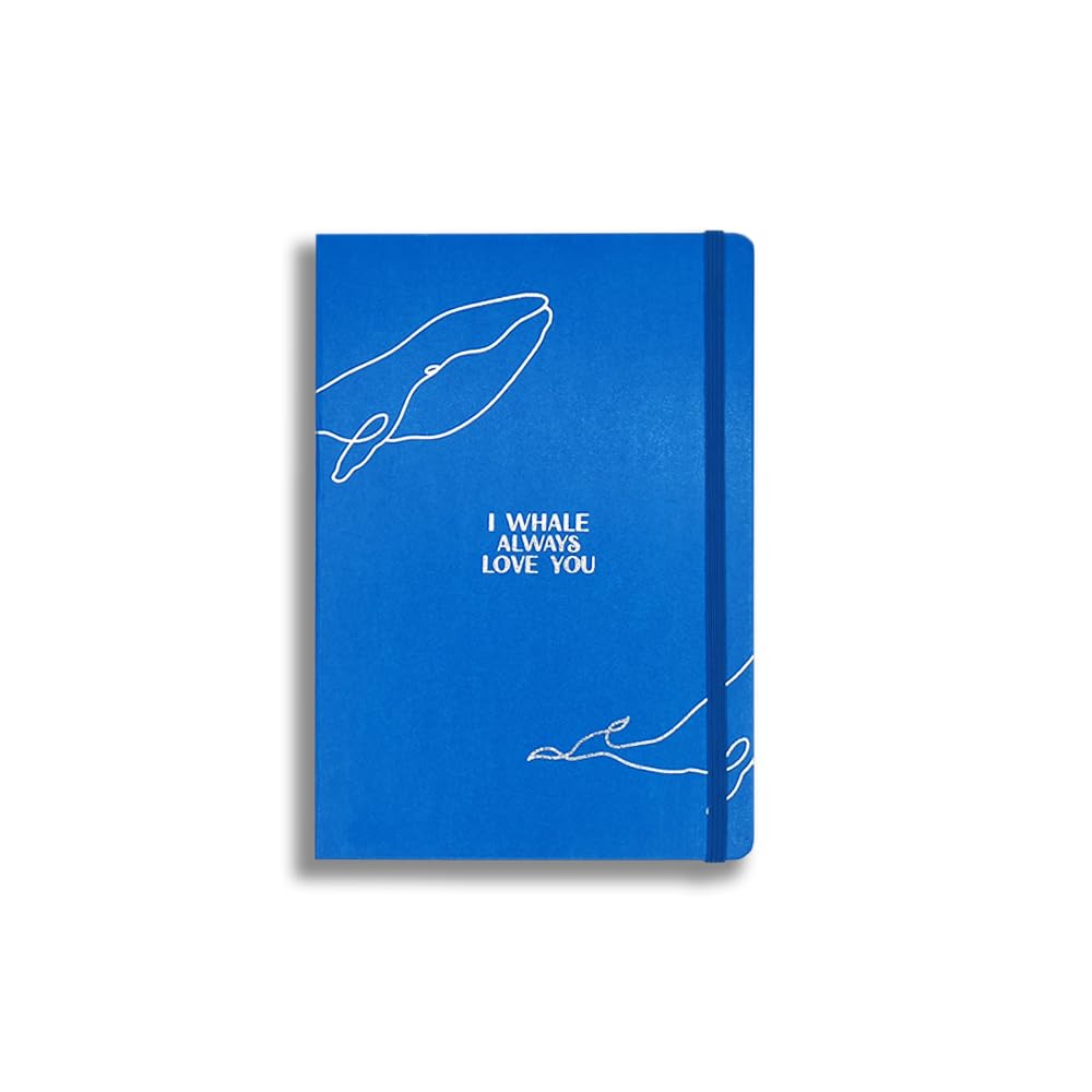 ImagicomWhale Striped Maxi Notebook 15 x 21 cm