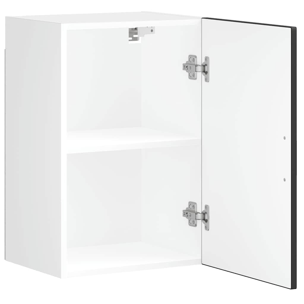 vidaXL Armoire Murale de Cuisine Porto Noir Bois d'ingénierie