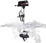 Außenbordmotor, 48 V 1800 W Elektro-Bootsmotor Außenbordmotor 7 PS bürstenloser Außenbord-Trolling-Motor für Angeln, Aquakultur, Outdoor-Abenteuer, Motorpinnensteuerung für Fischerboote