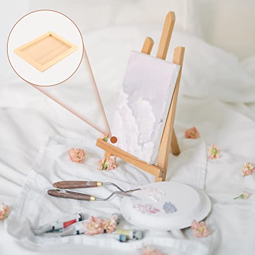 Lexinin 12 Pcs 5.5 X 7 Inch Wooden Painting Panels, Unfinished Wood Canvas Boards, Wooden Cradled Painting Panel For Painting, Pouring Art, Crafts #TOP6