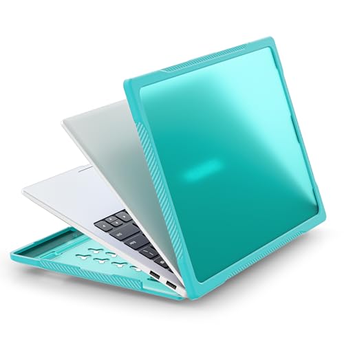 Carcasa Huawei MateBook 14 azul claro con marco TPU y tapa rígida PC