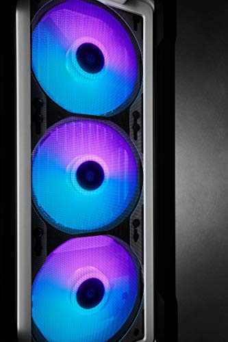 Corsair iCUE 220T RGB, Smart Case Mid-Tower ATX in Vetro Temprato , Vetro temperato,iCUE 220T RGB,Bianco