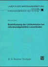  Beeinflussung der Lichtemission bei mikrokanalgekühlten Laserdioden