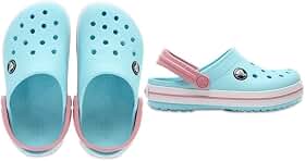 Sandália crocs crocband clog juvenil navy/red