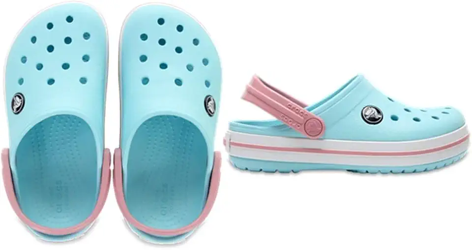 Sandália crocs crocband clog juvenil navy/red