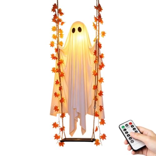 Fantasma de Halloween de miedo resistente para decoración de exterior e interior 2