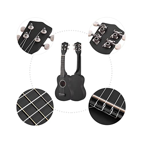Ukulélé Jeu de 21 Pouces Ukulele Set Basswood Acoustic Soprano Ukulele Guitare Guitare à 4 Cordes avec Pick Tuner Strap… - Les Beatles, Paul McCartney, John Lennon, RIngo Starr, George Harrison Ukulélé Jeu de 21 Pouces Ukulele Set Basswood Acoustic Soprano Ukulele Guitare Guitare à 4 Cordes avec Pick Tuner Strap… – Image 3