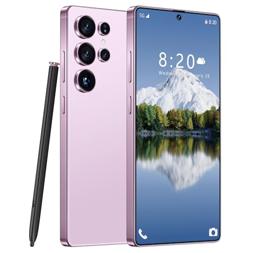 MMY Telefono cellulare i25 ultra sbloccato, penna integrata, schermo HD da 7 pollici, 16 + 512 GB, telefoni sbloccati, Android 14 7000 mAh, smartphone a lunga durata della batteria, 5G/Dual SIM