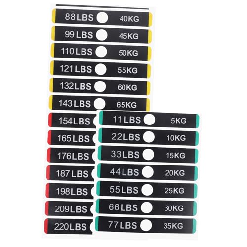 GALPADA �W���p�d�ʃ^�O���x�� �S�����X�e�b�J�[ 119mm×18mm �d�ݕt���u���b�N�p�X�e�b�J�[�^�O 5�`100kg�Ή� �s�����t�� ���ȔS���^�C�v �W���@���_���x���p �ڕW�ݒ�i���Ǘ��ɍœK 1������