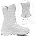 FW FRAN WILLOR Women's Waterproof Winter Snow Boots Warm Comfortable with Side Zipper - 2025 Fashion Lightweight Hiking boots for Cold Weather Insulated Mid Calf Military Booties