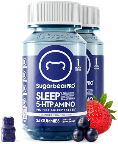 SugarBearPro Sleep Gummy 2 Month Supply, Extra Strength Melatonin...