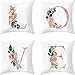 4pcs Lettre Amour Motif Taie d'oreiller Phrase d'amour Housse De Coussin d'impression Recto-Verso, Housse De Coussin De Décoration De Canapé Et De Bureau, Cadeau pour Amoureux 45cmx45cm Style-3