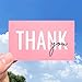 RXBC2011 Thank You for Supporting Small Business Card Client Appreciation Notes Package Insert for Online business 2x3.5 Inch Pack of 100 Pink