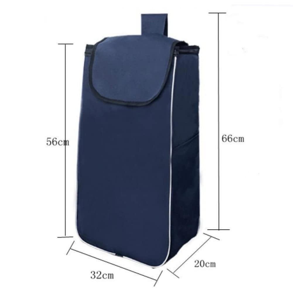 Sac De Rechange Pour Chariot De Courses - Oxford Imperméable, 33x23x63cm