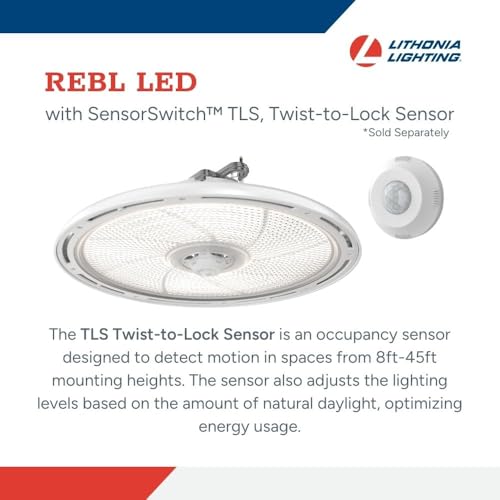 Image of Lithonia Lighting Round High Bay LED Light Adjustable Lumens, 3-in-1 CCT